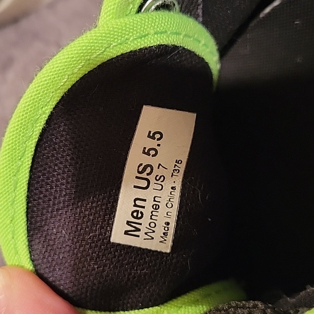 Neon Green Vans Size 7 - Picture 5 of 8